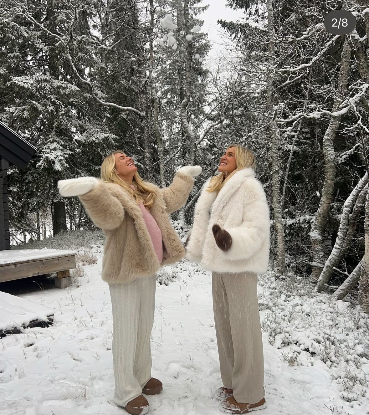 (Pre-order) Fluffy gloves white